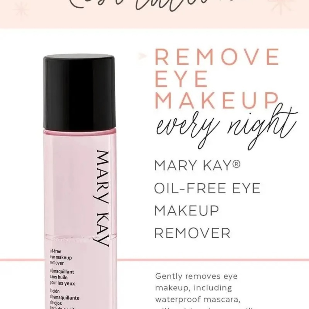 Mary Kay Oil-Free Eye Makeup Remover - Soft Pink